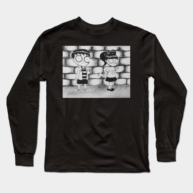 Deadboy loses arm Long Sleeve T-Shirt by Deadboyep